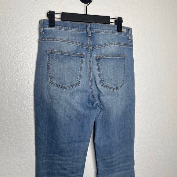 Sneakpeek Womens Jeans Size 5 Girlfriend Denim Blue Light Wash Distressed Casual - Picture 13 of 14